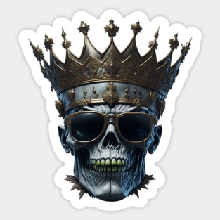 Cool Zombie Scary Halloween Sticker